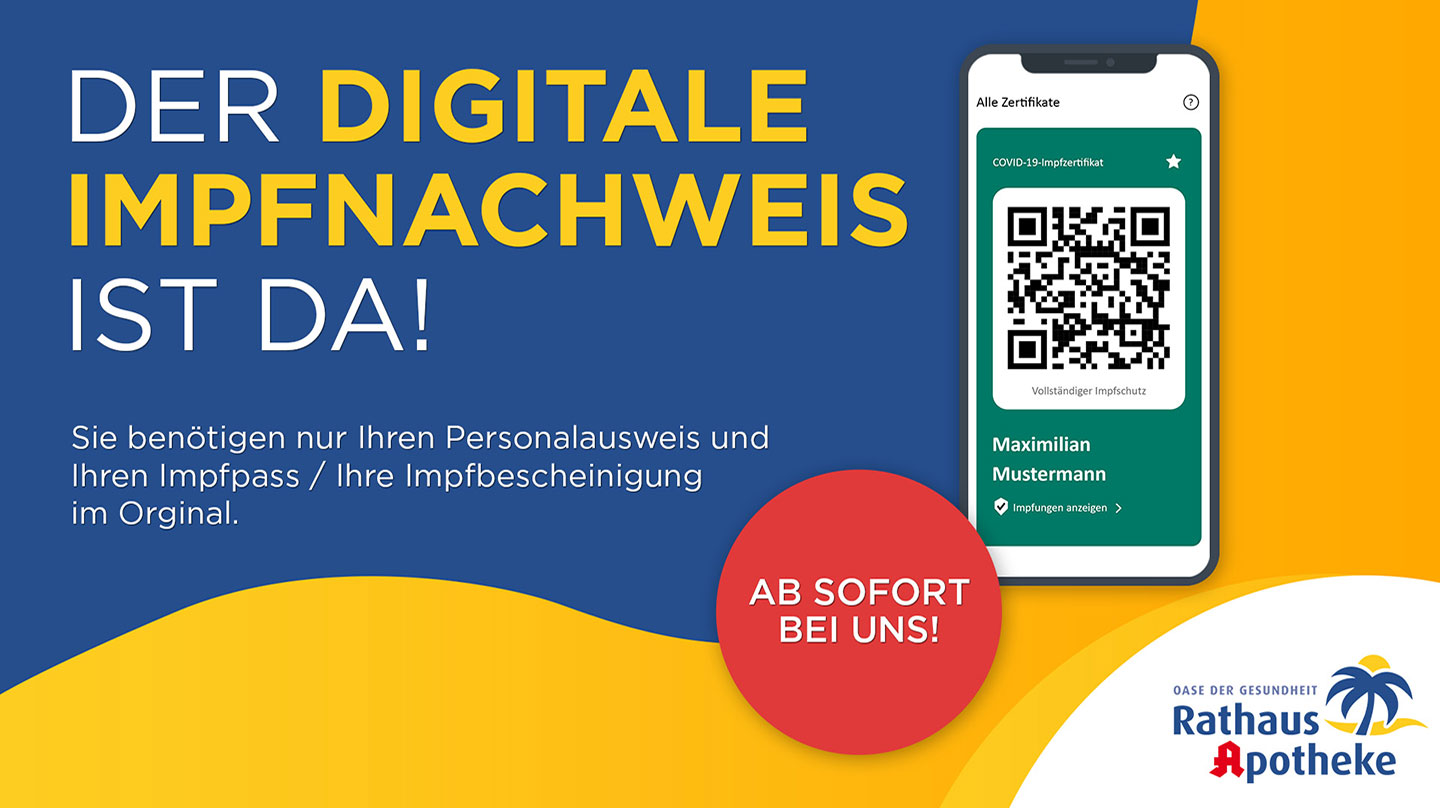 Ihr digitaler Impfnachweis Digitaler Impfnachweis