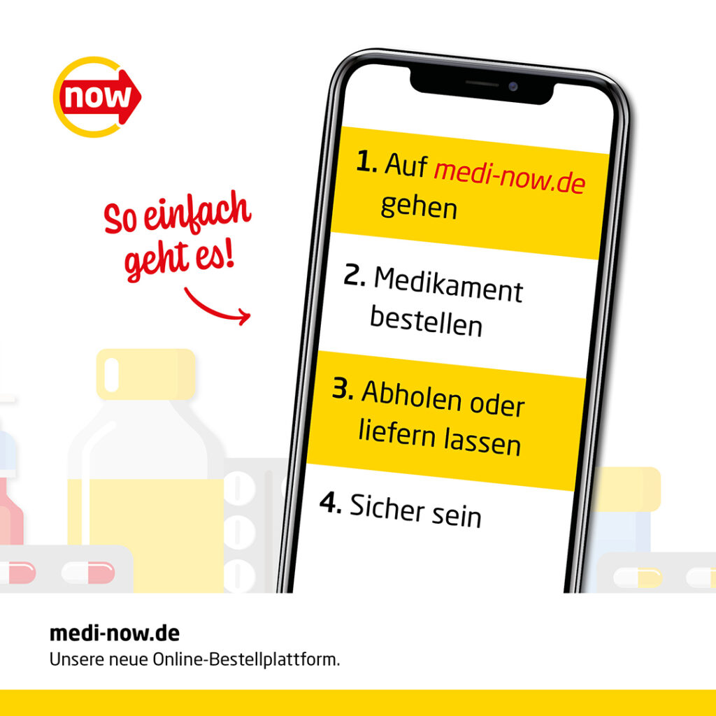 medi now – schneller zu Ihren Medikamenten